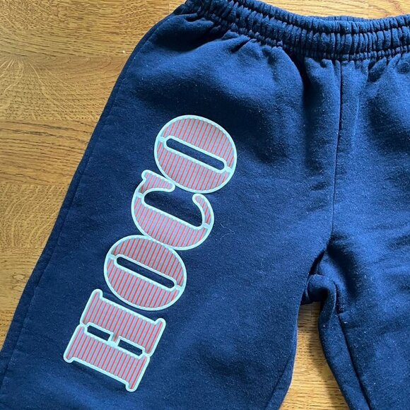 iu alpha phi sigma chi homecoming sweatpants indiana university navy blue wide - Picture 3 of 6